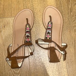 Francesca’s Beaded Sandals